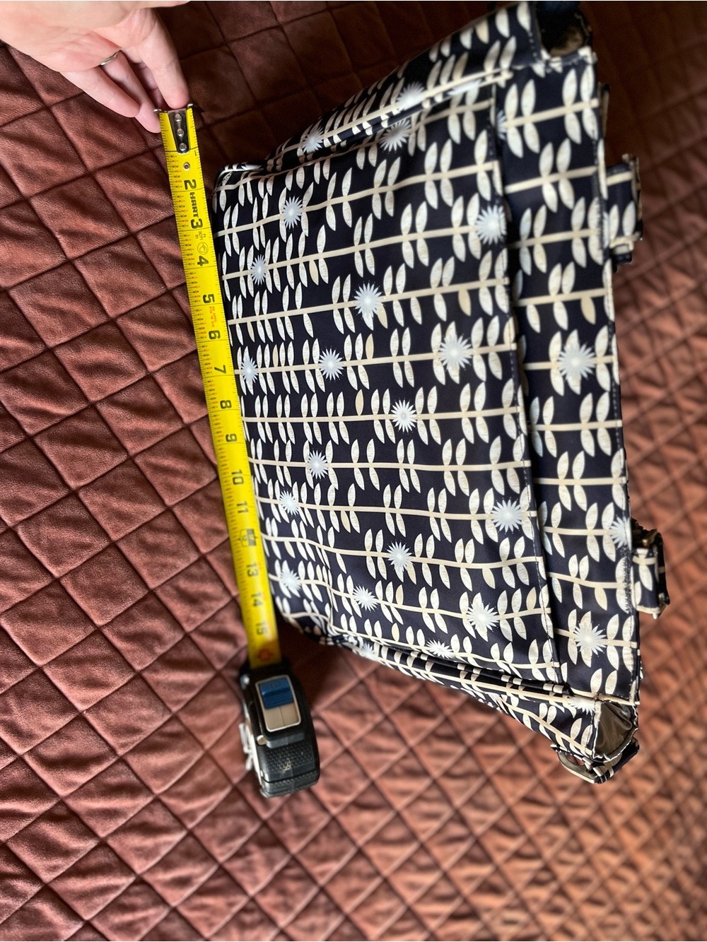 JuJuBe Be Classy diaper bag in the "Dandy Lines" print NEW without tags - Picture 6 of 15